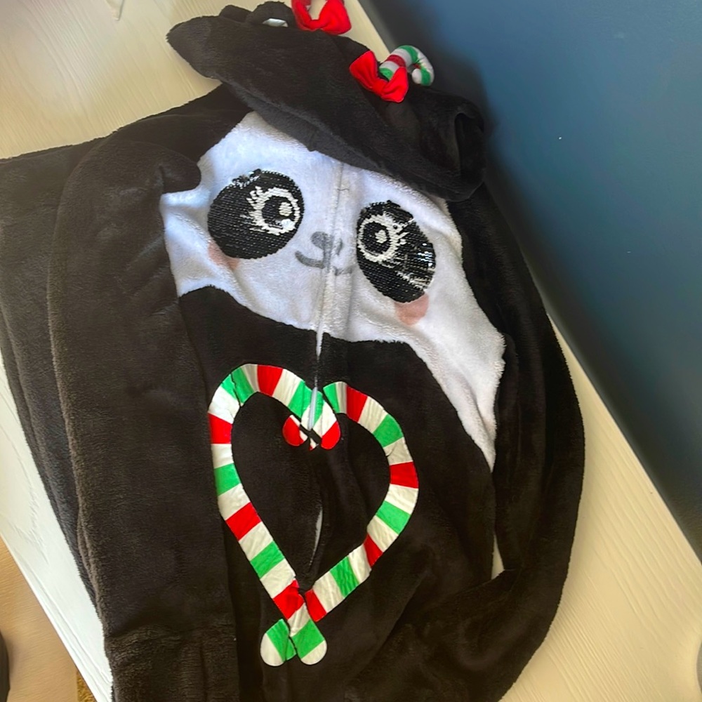 Girls Justice Panda Onesie